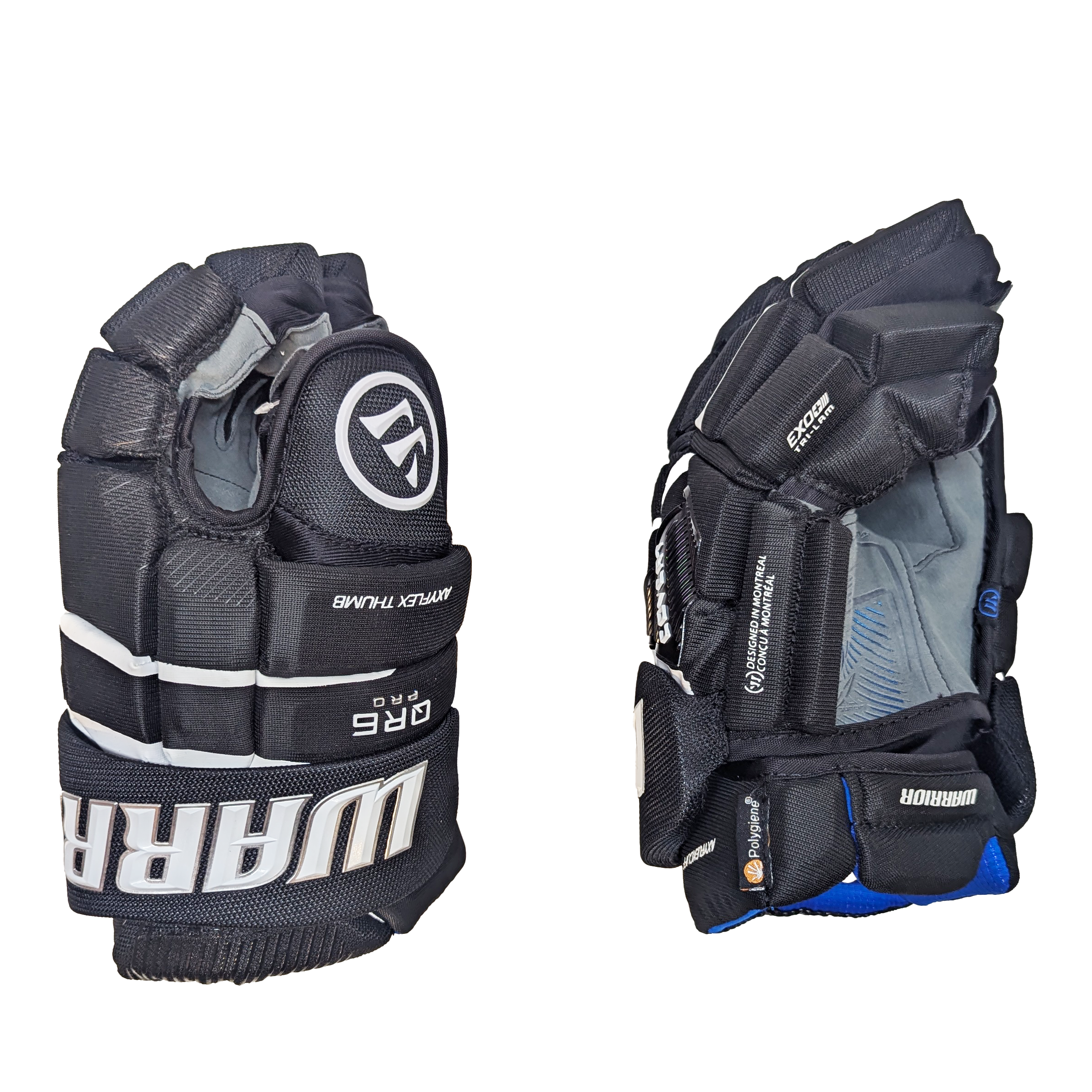 Warrior Covert QR6 Pro - Pro Stock Hockey Glove (Black)