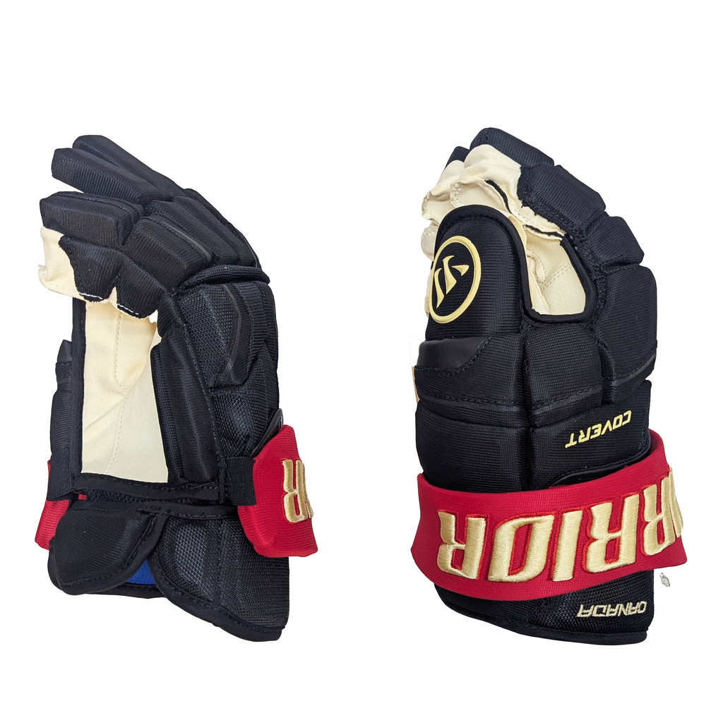 Warrior Covert QRE Pro - Pro Stock Hockey Glove - Team Canada 4-Nations (Black/Red/Gold)