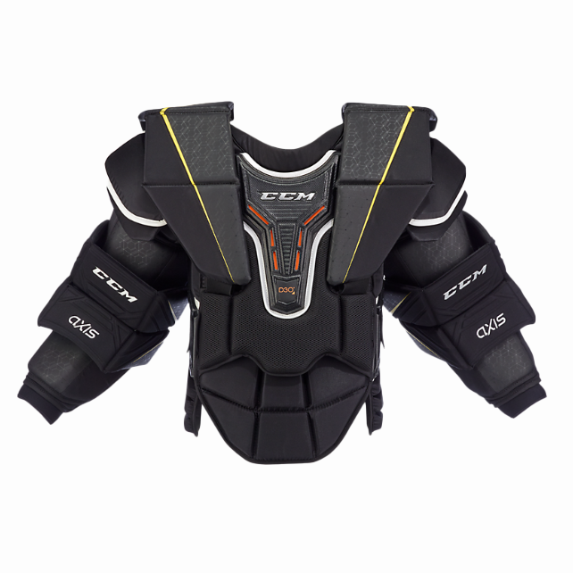 CCM Axis - Pro Stock Goalie Chest Protector (Black/Yellow)