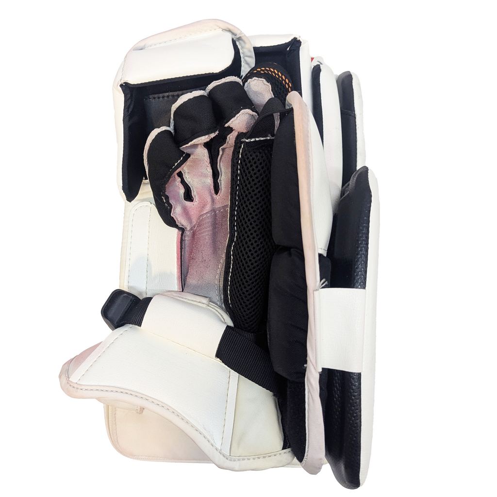 CCM Extreme Flex 6 - Used AHL Pro Stock Senior Goalie Full Set (White/Red/Yellow)