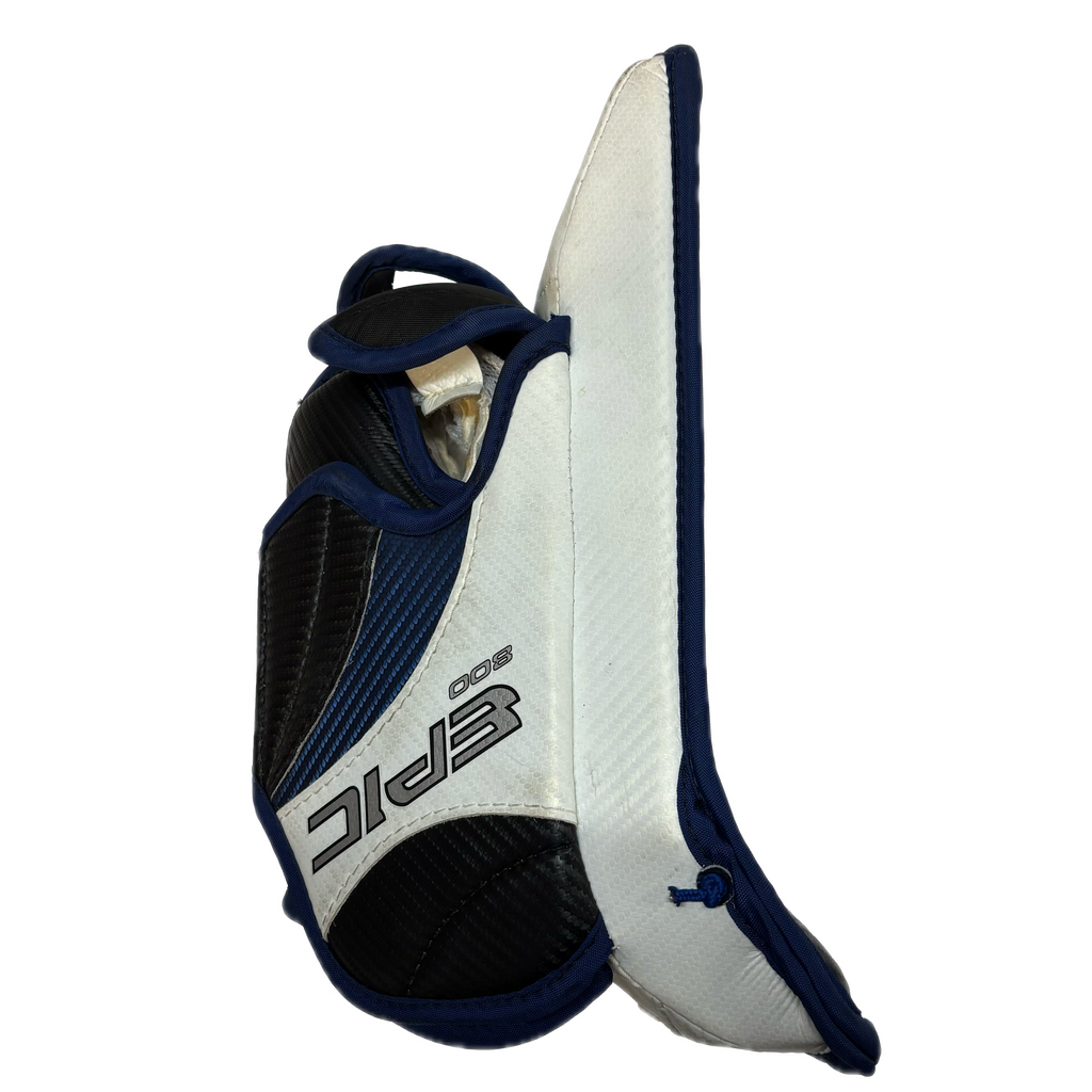 Vaughn Epic 800 - Used Junior Goalie Blocker (White/Blue/Black)