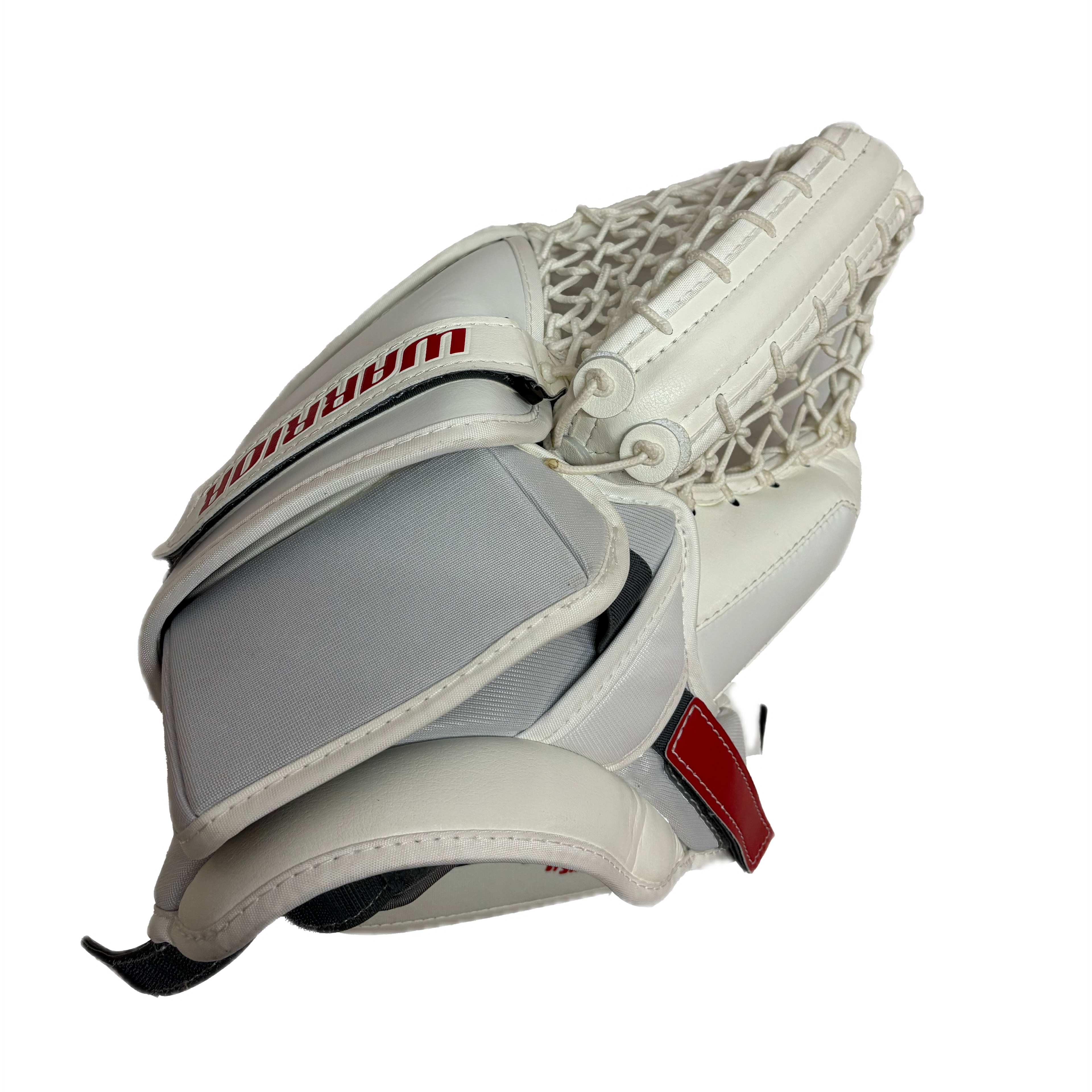Warrior RG7 Pro - New Goalie Trapper - Intermediate (White/Red)