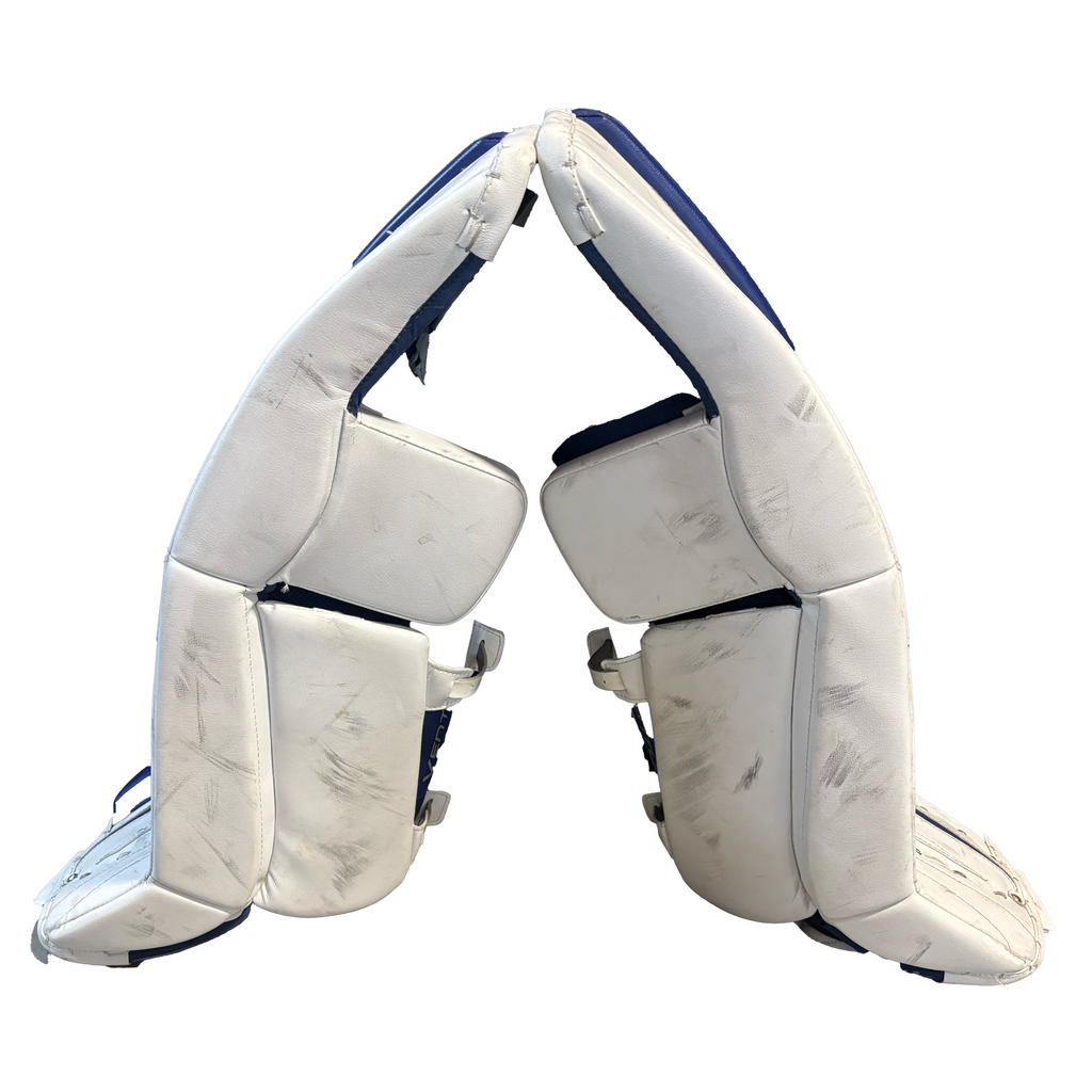 Vaughn Ventus LT88 - Used Goalie Pads (White/Blue)