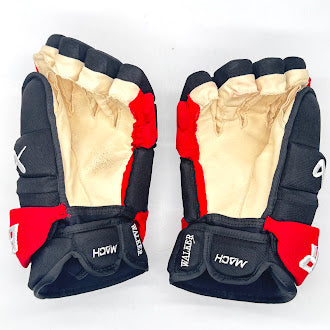 Bauer Supreme Mach - Used NHL Pro Stock Glove - Sean Walker (Black/Red)