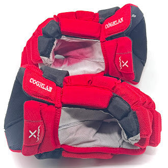 Bauer Vapor Hyperlite - Used NHL Pro Stock Glove - Dylan Coghlan (Red/Black)