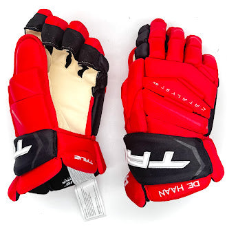 True Catalyst 9X - NHL Pro Stock glove - Calvin De Haan (Red/Black)
