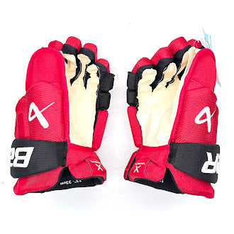 Bauer Vapor Hyperlite - NHL Pro Stock Glove - Martin Necas (Red/Black)