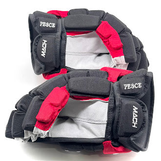 Bauer Supreme Mach - NHL Pro Stock Glove - Bett Pesce (Black/Red)