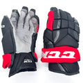 CCM HG12 - Used NHL Pro Stock Glove - Carolina Hurricanes (Black/Red)