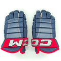CCM HG97 - Used Pro Stock Glove - Cole Clayton (Navy/Red)
