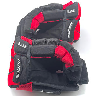 Bauer Vapor Hyperlite - NHL Pro Stock Glove - Ondrej Kase (Black/Red)