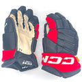CCM HGJS - Used NHL Pro Stock Glove - Carolina Hurricanes (Black/Red)