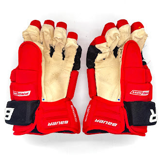 Bauer Pro Series - Used NHL Pro Stock Glove - Jack Roslovic (Red/Black)