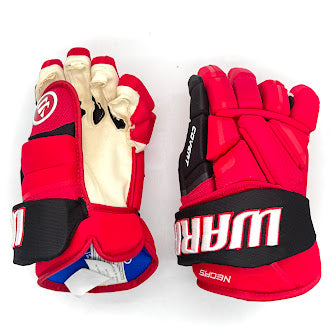 Warrior Covert QR5 Pro - NHL Pro Stock Glove - Martin Necas (Red/Black)