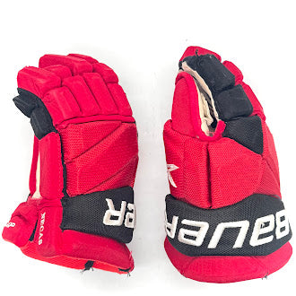 Bauer Vapor 1X Lite - Used NHL Pro Stock Glove - Martin Necas (Red/Black)