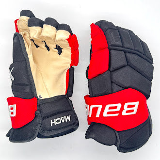 Bauer Supreme Mach - Used NHL Pro Stock Glove - Jordan Staal (Black/Red)