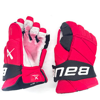 Bauer Vapor Hyperlite - Used NHL Pro Stock Glove - Dylan Coghlan (Red/Black)