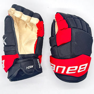 Bauer Supreme Mach - Used NHL Pro Stock Glove - Sean Walker (Black/Red)