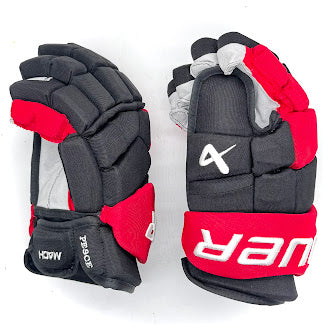 Bauer Supreme Mach - NHL Pro Stock Glove - Bett Pesce (Black/Red)