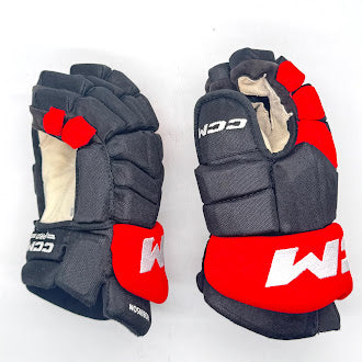 CCM HGTK - Used NHL Pro Stock Glove - Eric Robinson (Black/Red)