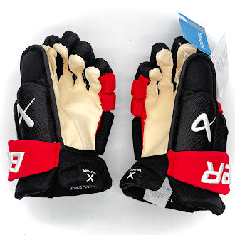 Bauer Vapor Hyperlite - NHL Pro Stock Glove - Martin Necas (Black/Red)