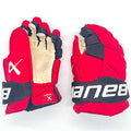 Bauer Vapor Hyperlite - Used NHL Pro Stock Glove - Martin Necas (Red/Black)