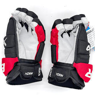 Bauer Supreme Mach - NHL Pro Stock Glove - Bett Pesce (Black/Red)