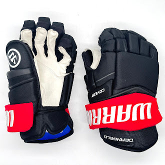 Warrior Covert QRE Pro - NHL Used Pro Stock Glove - Tony Deangelo (Black/Red)