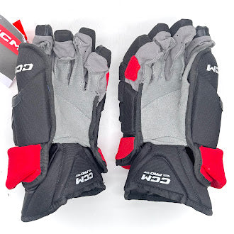 CCM HG12 - NHL Pro Stock Glove - Stefan Noesen (Black/Red)