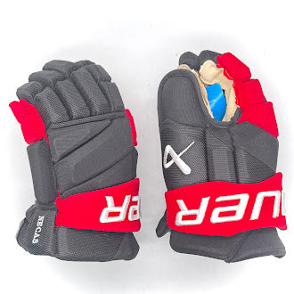 Bauer Vapor Hyperlite - NHL Pro Stock Glove - Martin Necas (Black/Red)