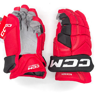CCM HG12 - NHL Pro Stock Glove - Stefan Noesen (Red/Black)