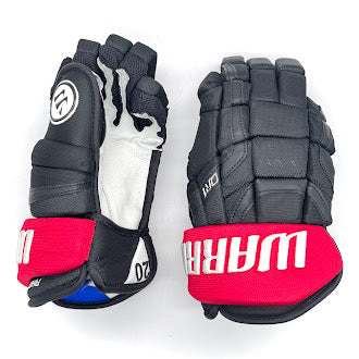 Warrior Covert QR1 Pro - NHL Pro Stock Glove - Sebastian Aho (Black/Red)