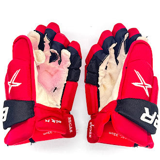 Bauer Vapor 1X Lite - Used NHL Pro Stock Glove - Martin Necas (Red/Black)