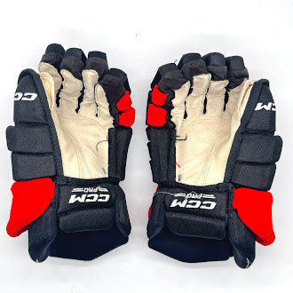 CCM HGTK - Used NHL Pro Stock Glove - Eric Robinson (Black/Red)