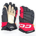 CCM HGJS - Used NHL Pro Stock Glove - Jalen Chatfield (Black/Red)