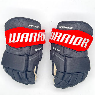 Warrior Covert QRE Pro - NHL Used Pro Stock Glove - William Carrier (Black/Red)