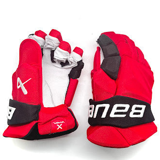 Bauer Vapor Hyperlite - NHL Pro Stock Glove - Dylan Coghlan (Red/Black)