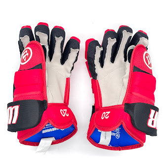Warrior Covert QR5 Pro - NHL Pro Stock Glove - Sebastian Aho (Red/Black)