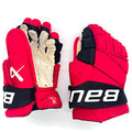 Bauer Vapor Hyperlite - Used NHL Pro Stock Glove - Sebastian Aho (Red/Black) #2