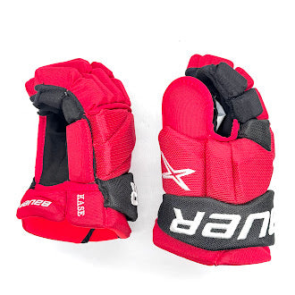 Bauer Vapor Hyperlite - NHL Pro Stock Glove - Ondrej Kase (Red/Black)