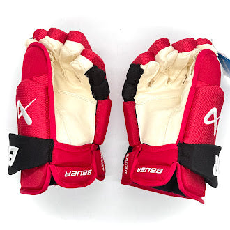 Bauer Vapor Hyperlite - NHL Pro Stock Glove - Jack Drury (Red/Black)